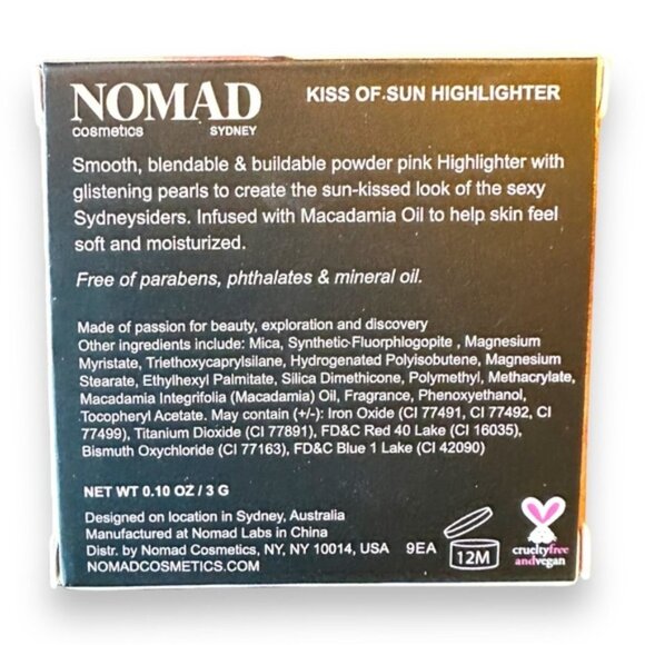 *Host Pick* NOMAD COSMETICS Kiss Of Sun Highlighter in Balmoral Beach - Picture 3 of 7